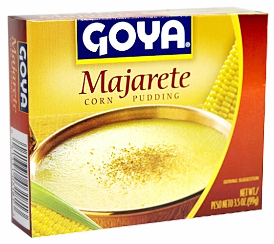 Goya majarete  corn pudin.  4 servings.  3.5 oz